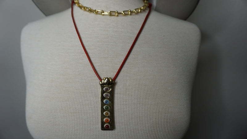 Ojos & Chain Necklace